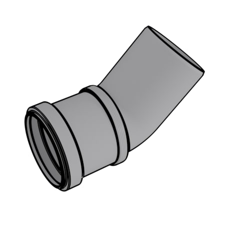 Rinnai Condensing Vent Elbow 45, 2 " Polypropylene 222710NPP